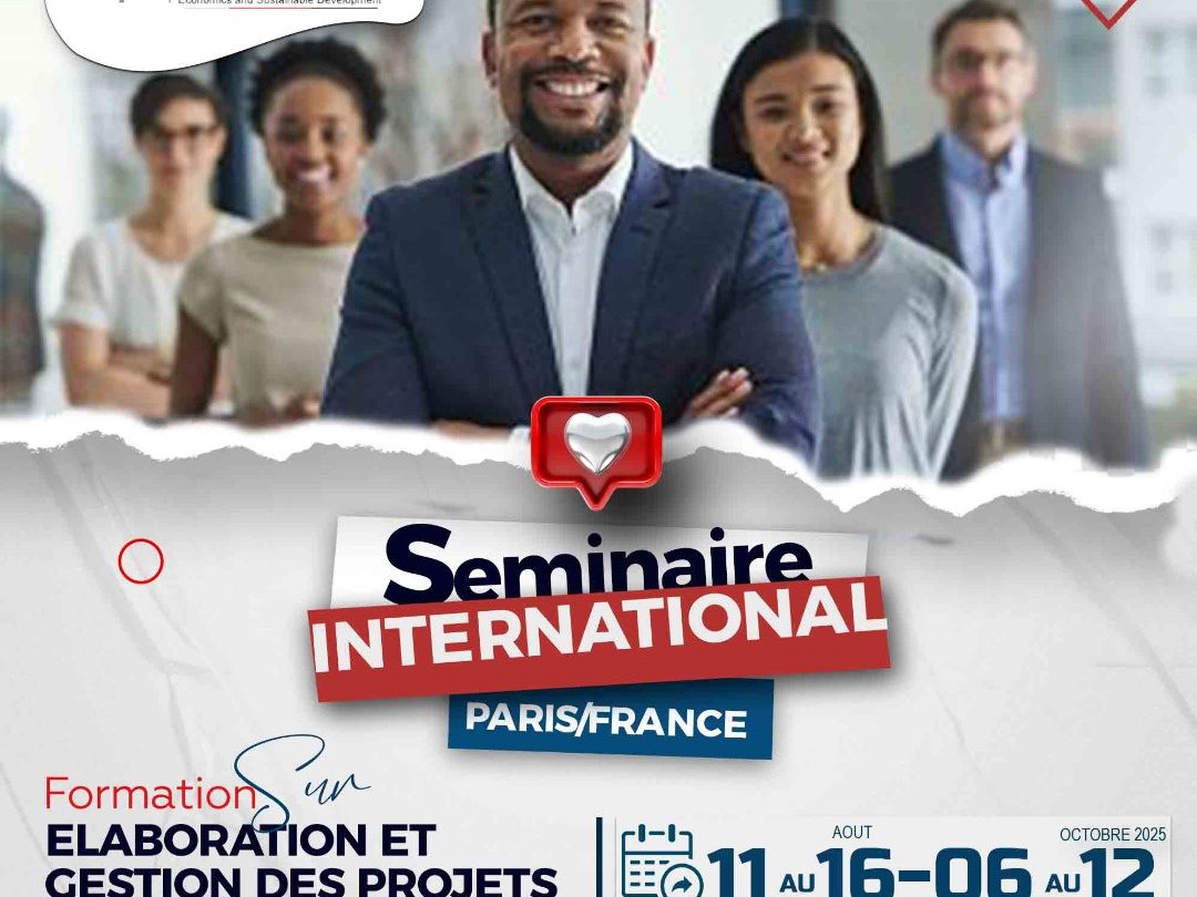 Affiche du séminaire international CCMESD à Paris, août 2025